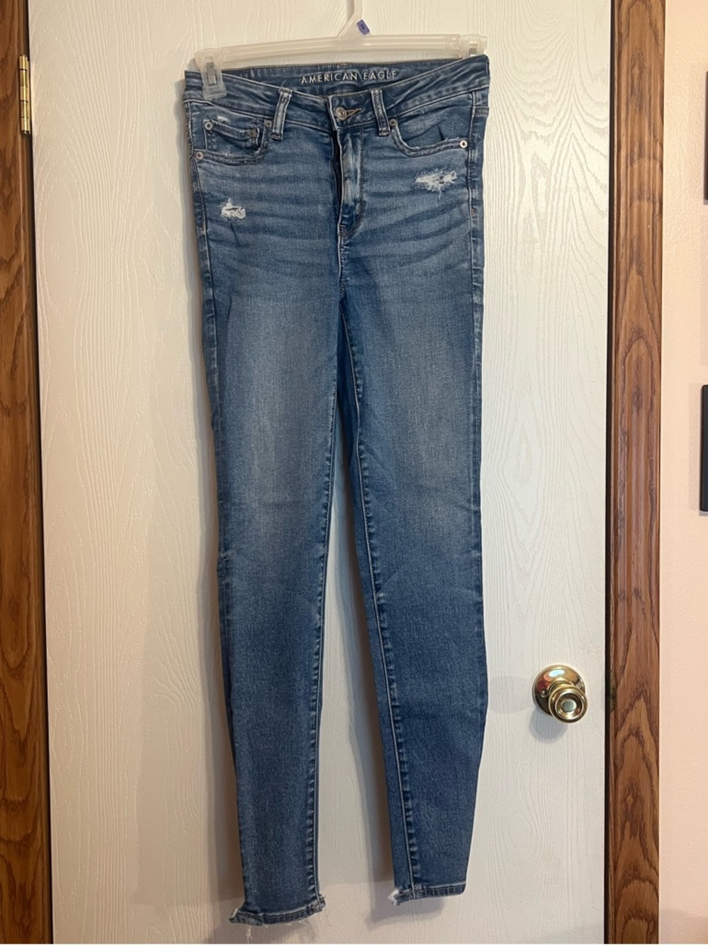 AE high rise jeggings